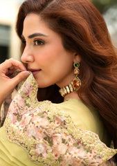 ELAF - Unstitched 3PC Luxury Lawn Embroidered Suit - SNW-1134