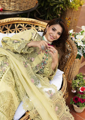 ELAF - Unstitched 3PC Luxury Lawn Embroidered Suit - SNW-1137