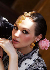 Hussain Rehar - 3PC Luxury Lawn Embroidered Suit - SNW-1106