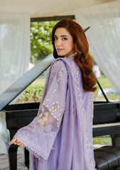 ELAF - Unstitched  3PC Luxury Lawn Embroidered Suit - SNW-1144