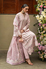 Akbar Aslam - Unstitched  3PC Luxury Lawn Embroidered Suit - SNW-1181