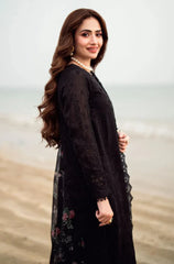 Nureh - 3PC Lawn Embroidered Suit - SNW-1104