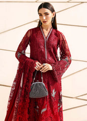 MARIA.B - 3PC Luxury Lawn Embroidered Suit - SNW-1187