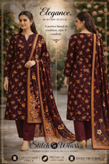 Al Karam Unstitched 3pc Digital Printed Bana Dora Lawn-SNW-3157