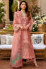 ELAF - Unstitched 3PC Luxury Lawn Embroidered Suit - SNW-1162