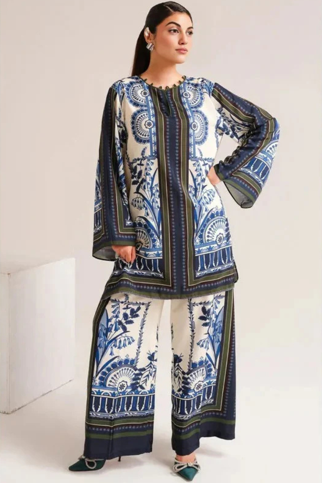 Khaadi Unstitched 3pc Digital Printed Lawn-SNW-3114
