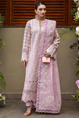 Akbar Aslam - Unstitched  3PC Luxury Lawn Embroidered Suit - SNW-1181