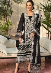 CRIMSON - 3PC Lawn Embroidered Suit - SNW-1114