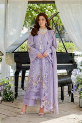 ELAF - Unstitched  3PC Luxury Lawn Embroidered Suit - SNW-1144