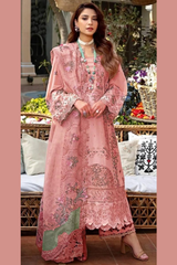ELAF - Unstitched 3PC Luxury Lawn Embroidered Suit - SNW-1162