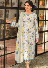 Kayseria Unstitched 3pc Digital Printed Lawn-SNW-3128